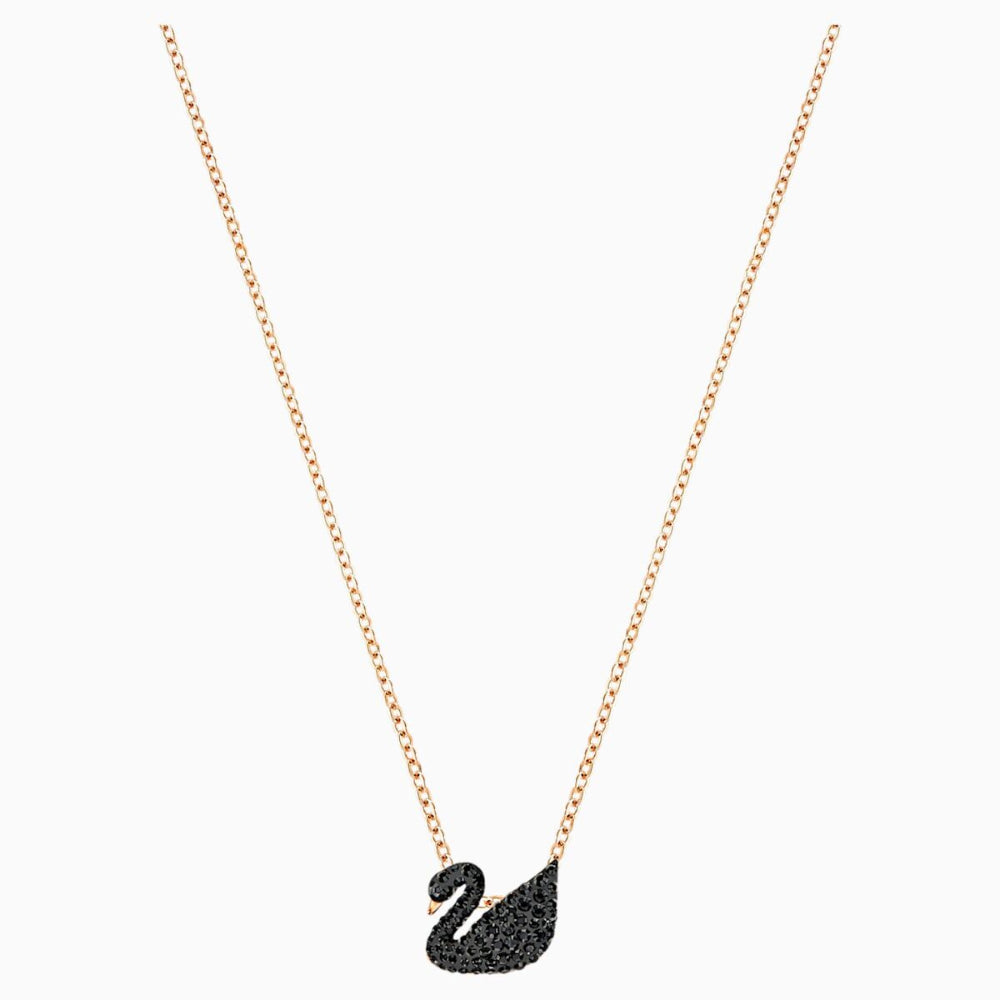 Swarovski Iconic Swan Pendant Black – Blue Salon