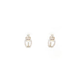 Swarovski Lifelong Mini Hoop Earrings White