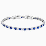 Swarovski,Tennis Deluxe Bracelet,Blue, One Size