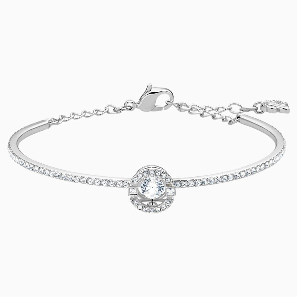 Swarovski Sparkling Dance Bangle White Size M – Blue Salon