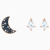 Swarovski SymbolicÃ‚Â  Earrings Dark Multi- Colour - Blue Salon