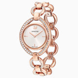 Swarovski,Stella Watch, Metal Bracelet,White, Rose-Gold,One Size