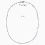 Swarovski,Tennis Deluxe Set,White,One Size