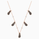 Swarovski,Naughty Choker,Black, Rose-Gold Tone,One Size