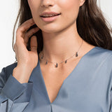 Swarovski,Naughty Choker,Black, Rose-Gold Tone,One Size