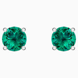 Swarovski,Attract Stud Pierced Earrings,Green,One Size