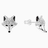 Swarovski,Polar Bestiary Drop Pierced Earrings,White,One Size