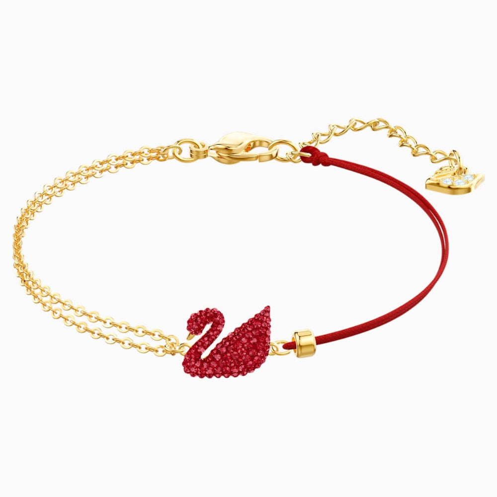 Swarovski Iconic Swan Bracelet Red Size M | Bracelet | Fashion Jewellery | Ladies bracelet | Womens