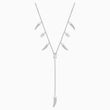 قلادة ( القطب) من سواروفسكي ، باللون الأبيض، مقاس واحد