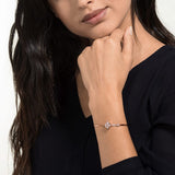 Swarovski Symbolic Bangle White Rhodium Platedwhite Rose-Gold Tone Size M