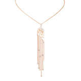 Swarovski,Precisely Necklace,White, Rose-Gold Tone,One Size