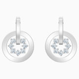 Swarovski,Further Drop Pierced Earrings,White,One Size