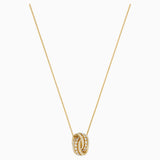 Swarovski,Further Necklace,White, Gold-Tone,One Size