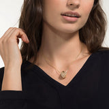 Swarovski,Further Necklace,White, Gold-Tone,One Size