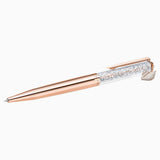 Swarovski,Crystalline Swan Ballpoint Pen,Rose-Gold Tone,One Size
