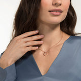 Swarovski,North Necklace,White, Rose-Gold Tone,One Size