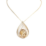 Swarovski,Energic Necklace,Brown, Gold-Tone,One Size