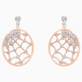 Swarovski,Precisely Pendant,White, Rose-Gold Tone,One Size