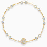 سواروفسكي، حامل مجموعة ريميكس، أبيض ، ذهبي اللون ، متوسط