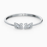 Swarovski Dancing Swan Bangle White Size S
