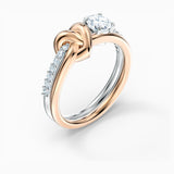 Swarovski Lifelong Heart Ring White Size 55