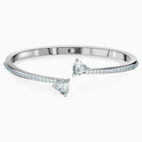 Swarovski Attract Soul Heart Bangle White Size M