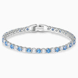 Swarovski Tennis Deluxe Bracelet Blue Size M