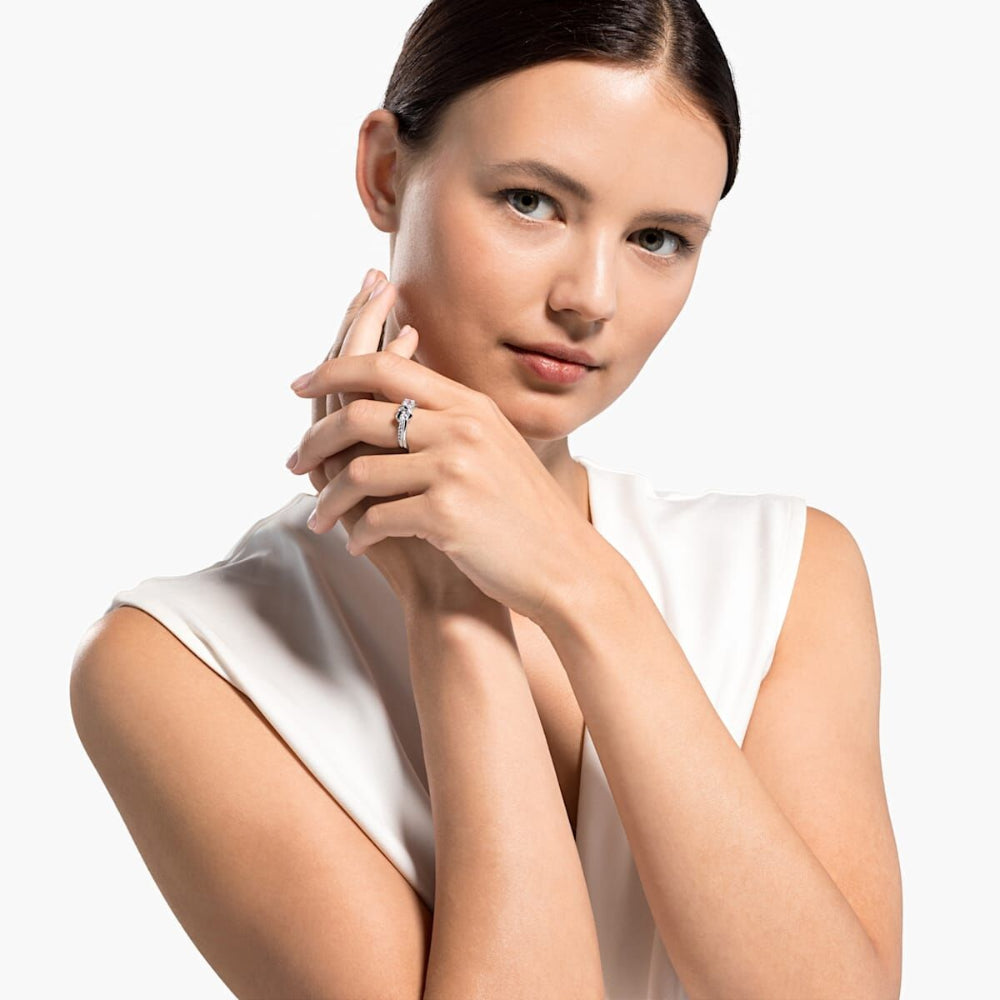 Swarovski Lifelong Heart Ring White Size 58 – Blue Salon