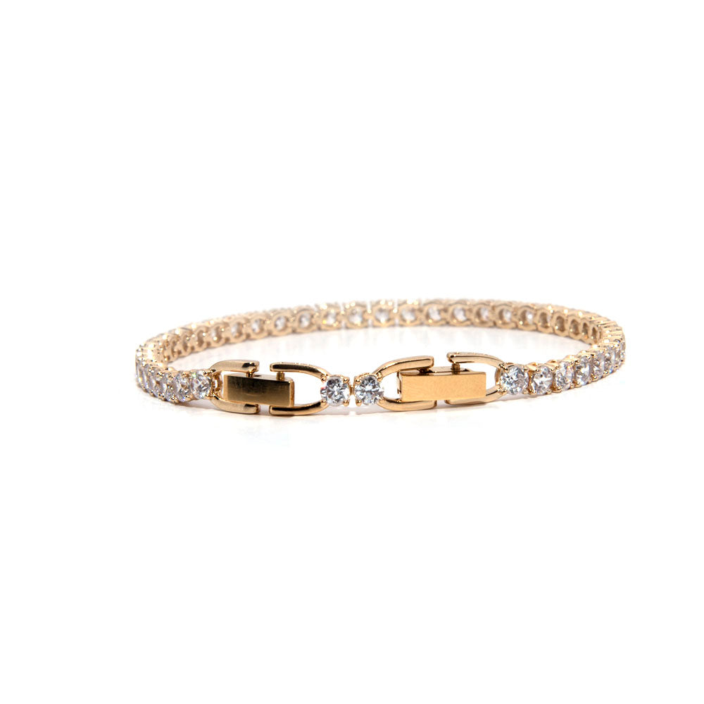Swarovski Tennis Bracelet White Size M | Bracelet | EID2023 | Ladies bracelet | Womens Swarovski Tennis Bracelet White Size M | Bracelet | EID2023 | Ladies bracelet | Womens
