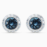 Swarovski,Angelic Stud Pierced Earrings,Blue,One Size