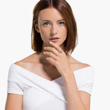 سواروفسكي، خاتم دائري متلألئ ، أكوا ، مقاس ٥٨