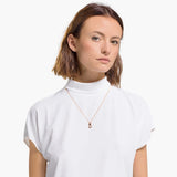 Swarovski,Infinity Pendant,Black, Rose-Gold One Size