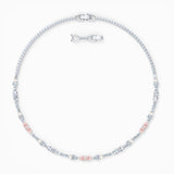 Swarovski,Perfection Chaton Necklace,Pink,One Size