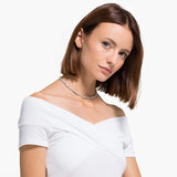 Swarovski,Perfection Chaton Necklace,Pink,One Size