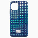Swarovski,Crystalgram Smartphone Case With Bumper, Iphone® 11 Pro, Blue,One Size