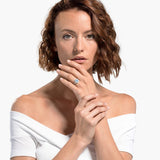 سواروفسكي، خاتم الشمس المشرقة ، أزرق ، مقاس ٥٨