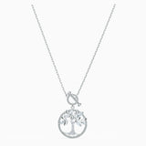 Swarovski,Symbolic Tree Of Life Necklace, White,One Size