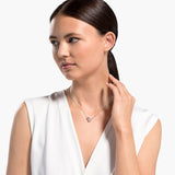 قلادة جذابة، من سواروفسكي باللون الوردي، مقاس واحد