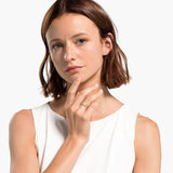 Swarovski Swarovski Symbolic Lotus Ring White Gold-Tone Size 58