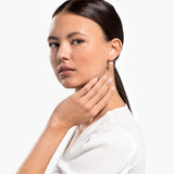 Swarovski Bella Heart Pierced Earrings Pink Rose-Gold Tone