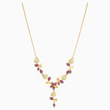 Swarovski Tropical Flower Y Necklace Pink