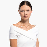 Swarovski Tropical Flower Y Necklace Pink