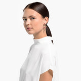 Swarovski Tropical Flower Pierced Earrings Pink