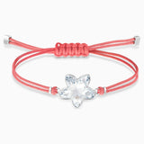 Swarovski Power Collection Flower Bracelet Red Stainless Steel Size M