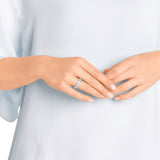 سواروفسكي، خاتم ملائكي ، أبيض ، مقاس ٥٥