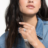 سواروفسكي، خاتم بتصميم لطيف ، أبيض ، مقاس ٦٠