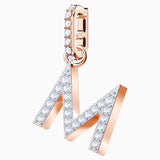 Swarovski Remix Collection Charm M White Rose-Gold Tone