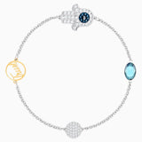 Swarovski Remix Collection Hamsa Hand Strand Blue Size M