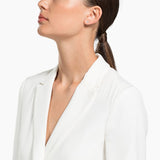 Swarovski Solitaire Pierced Earrings White