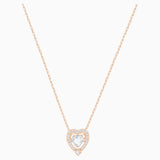 Swarovski Sparkling Dance Heart Necklace White